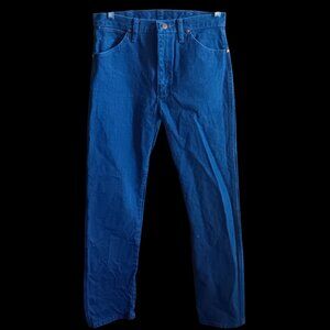31x34 Vintage Wrangler 13MWZ Jeans Mens Denim 1990's Mexico Rancher Straight
